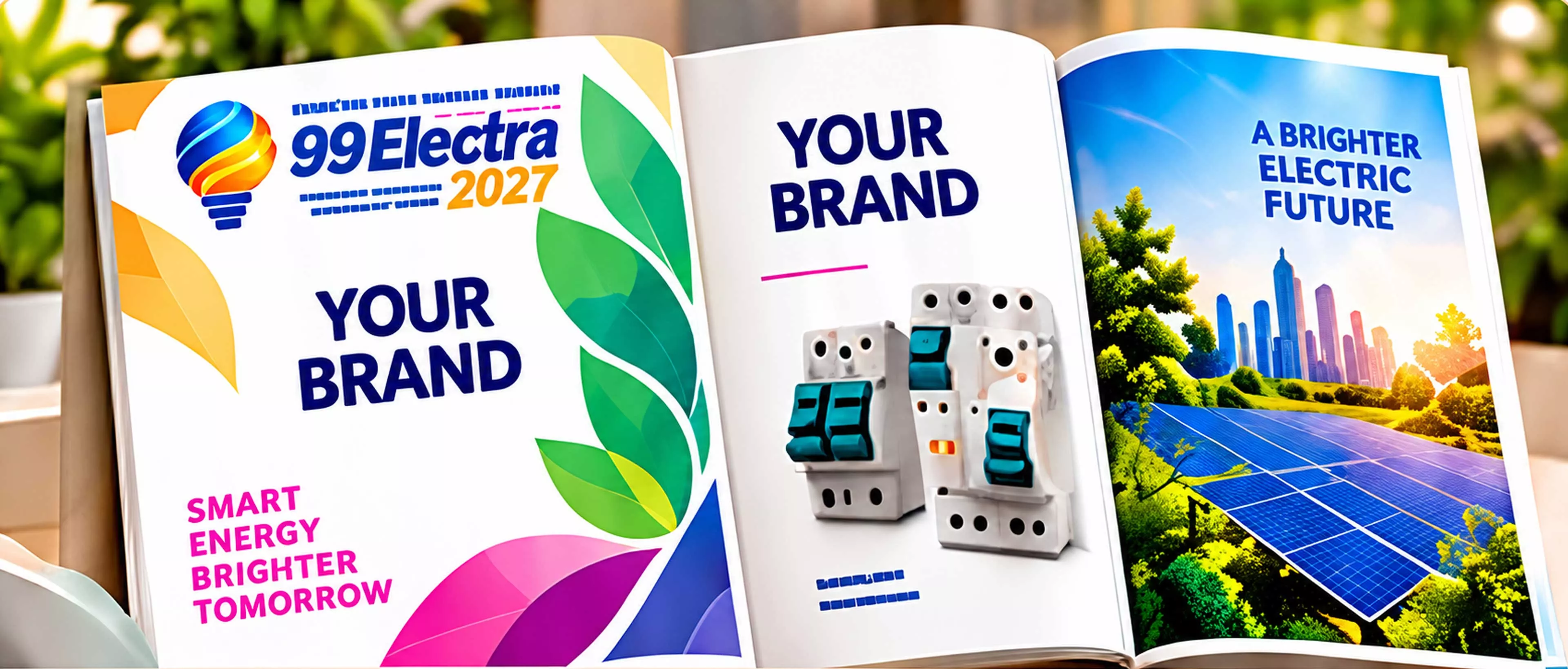 Catalogue Advertising sponsorship mockup