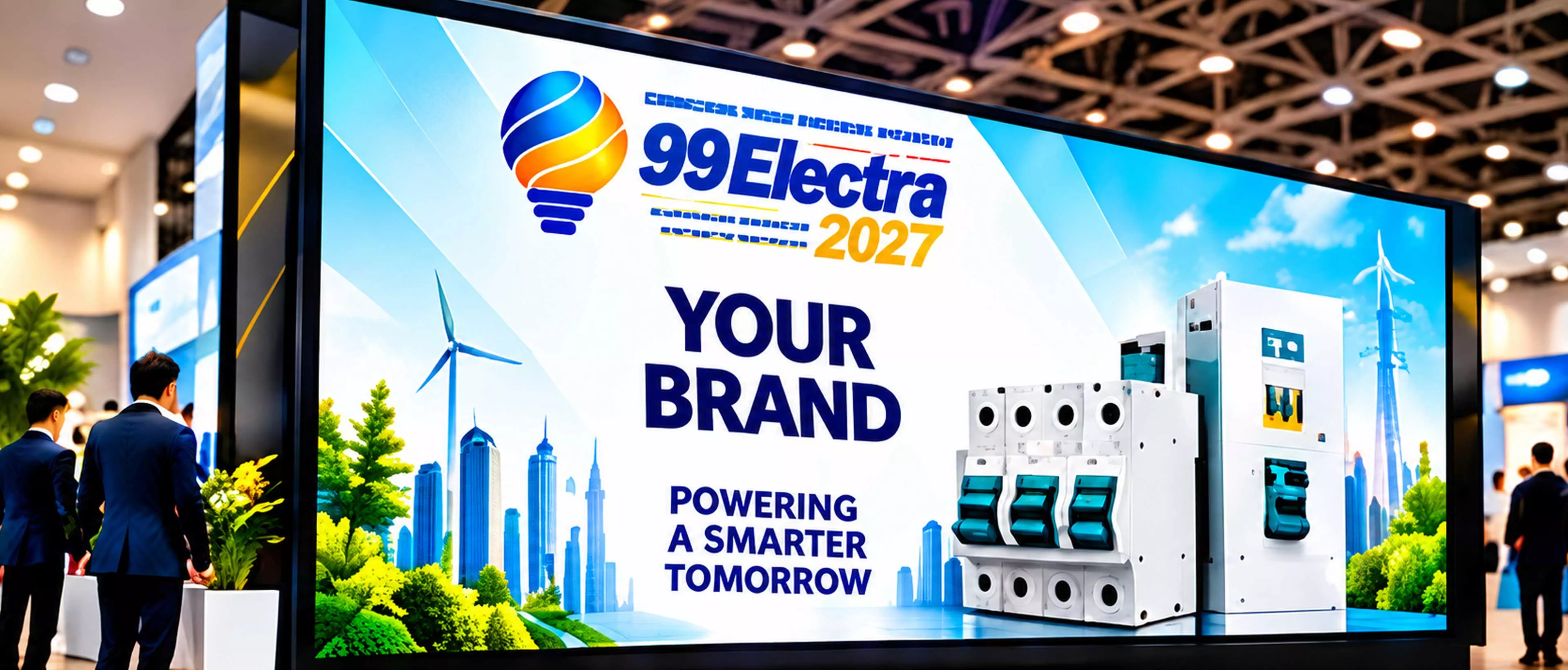 LED Screen Branding sponsorship mockup