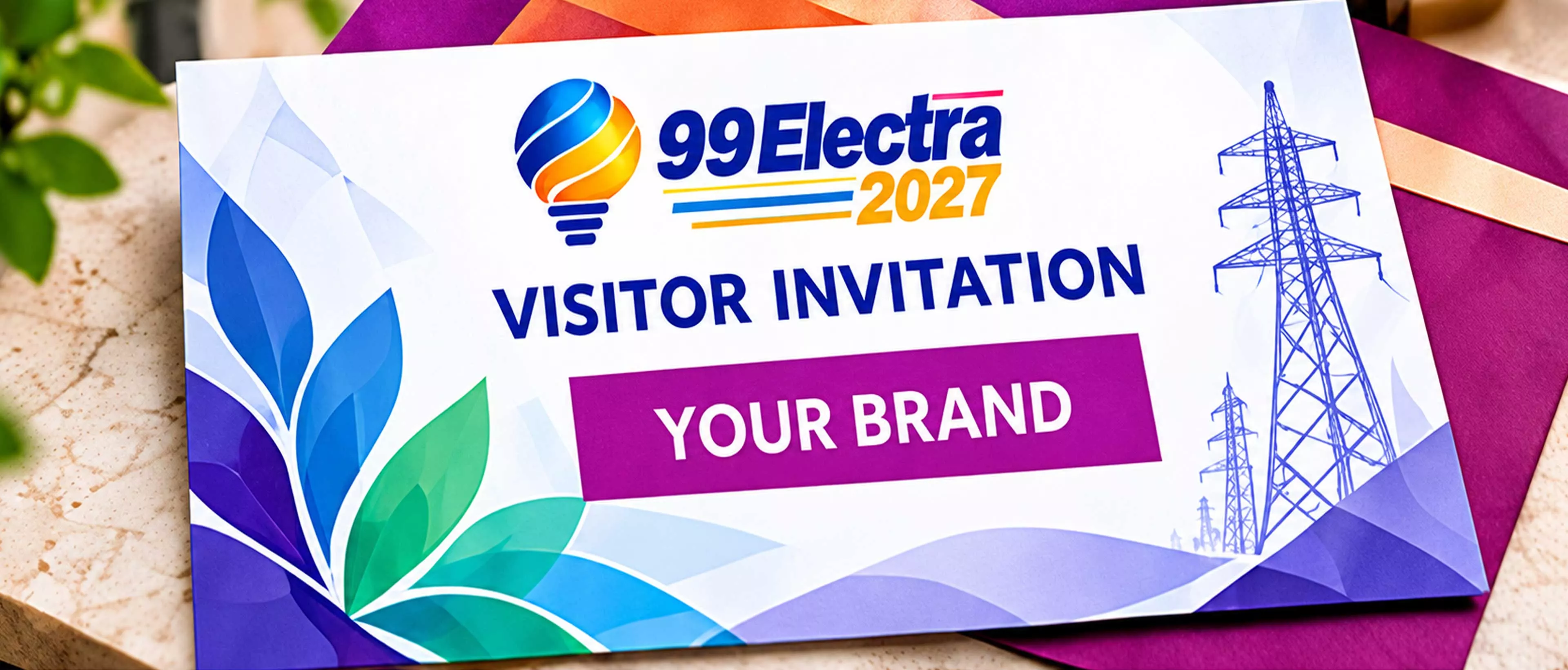 Visitor Invitation sponsorship mockup