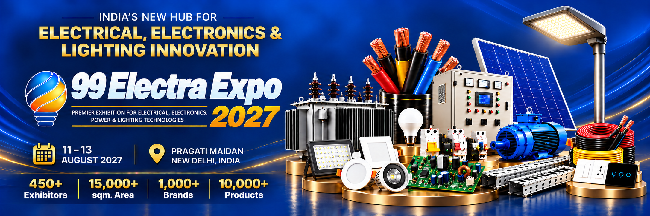 99 Electra Expo electrical innovation exhibition banner