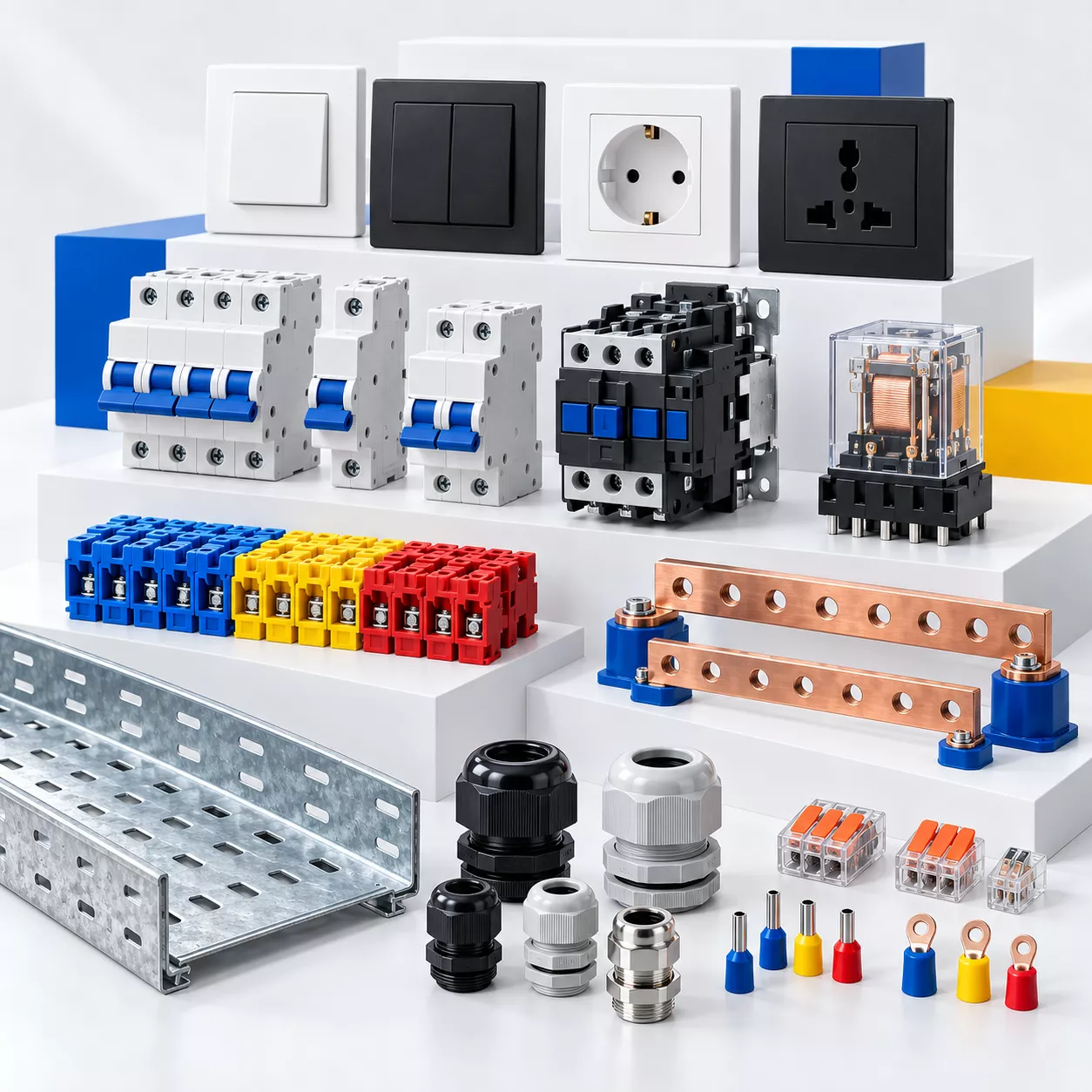 Electrical Components products from the supplied pavilion brochure